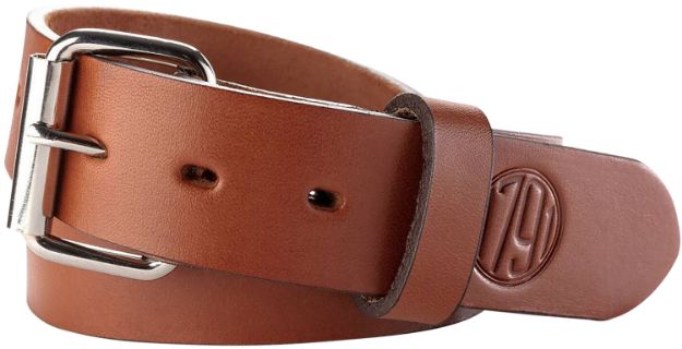 Picture of 1791 Gunleather BLT013236CBRA 01  Gun Belt Classic Brown Leather 32/36 1.50" Wide Buckle Closure