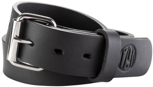 Picture of 1791 Gunleather BLT013236SBLA 01  Gun Belt Stealth Black Leather 32/36 1.50" Wide Buckle Closure