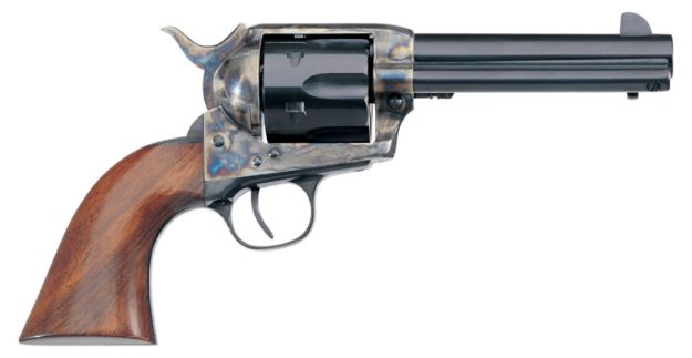 Picture of Taylors & Company 700ADE 1873 Cattleman New Model 45 Colt (LC) 6rd 4.75" Blued Cylinder & Barrel Color Case Hardened Steel Frame Walnut Navy Size Grip (Taylor Tuned)