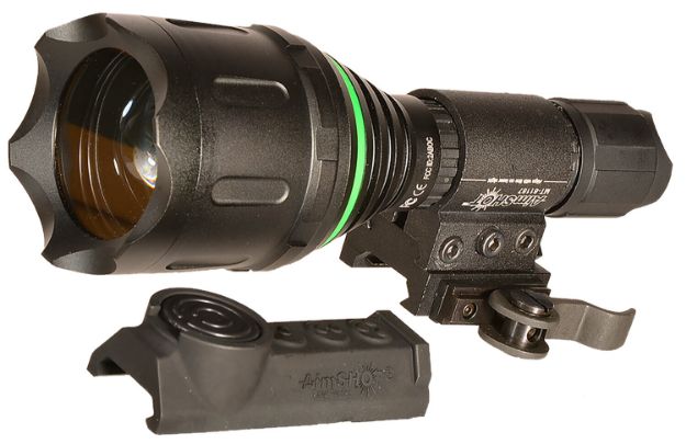 Picture of AimShot TZ980GR Wireless Flashlight (Green)  Matte Black 400 Lumens Green LED