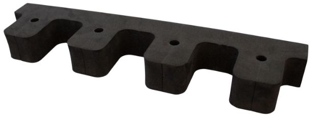 Picture of SME SMEMGR Magnet Gun Rest  Black High Density Foam, Holds Guns Or Fishing Poles