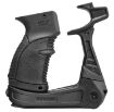 Picture of FAB Defense FXAKPODB AK-Podium Bi-Pod for AK-47/ AK-74 Includes AGR-47 Pistol Grip Black Reinforced Polymer