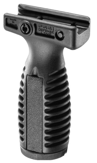 Picture of FAB Defense FXTAL4B TL-4 Tactical Vertical Foregrip Ergonomic & Ventilated w/Waterproof Anti Rattle Storage Compartment Black Fiberglass Reinforced Polymer