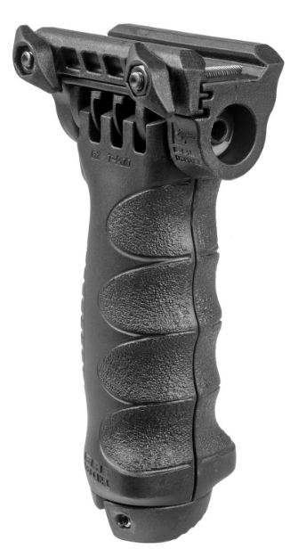 Picture of FAB Defense FXTPODG2QR T-Pod G2 Quick Release Foregrip & Bipod Independent Adjustable Legs Black Reinforced Polymer/ 6061 Aluminum/ Steel Construction