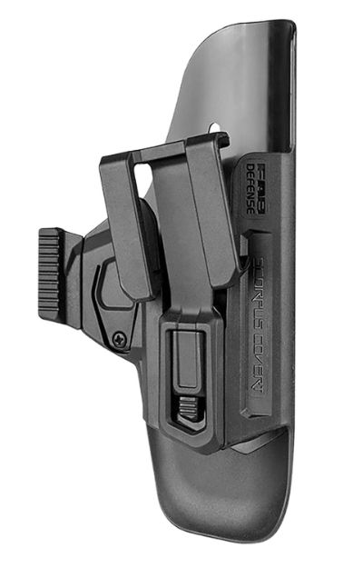 Picture of FAB Defense SCCG9B Scorpus Covert  IWB Black Polymer Belt Clip Compatible w/Glock 17/19/23/32 Belt 1.50-1.75" Wide Right Hand