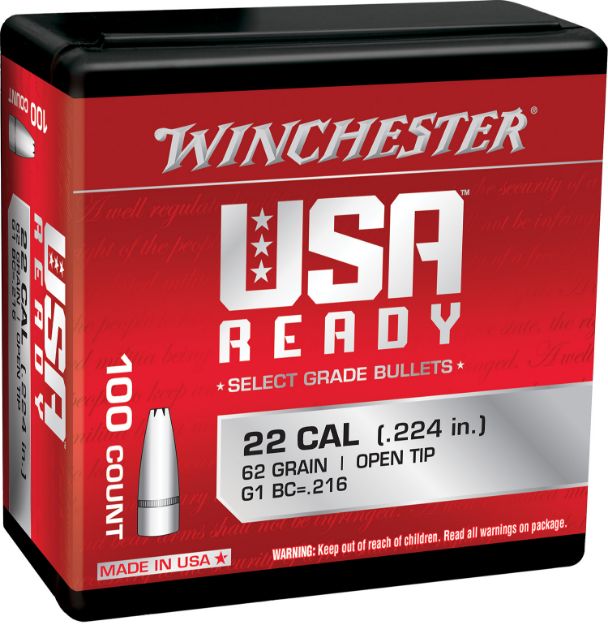 Picture of Winchester Ammo WBR22462 Centerfire Rifle  224Valkyrie 62gr Open Tip 100 Per Box/10 Case