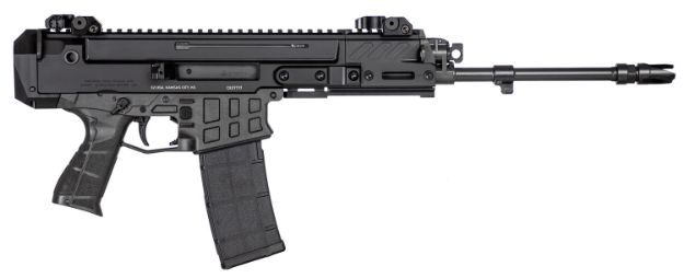 Picture of CZ-USA 91452 Bren 2 MS  5.56x45mm NATO Caliber with 14.17" Barrel, 30+1 Capacity, Overall Black Finish, Carbon Fiber Receiver, Ambi Mag Release, Stippled Black Polymer Grip Right Hand