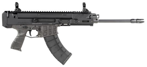 Picture of CZ-USA 91462 Bren 2 MS  7.62x39mm Caliber with 14.17" Barrel, 30+1 Capacity, Overall Black Finish, Carbon Fiber Receiver, Ambi Mag Release, Stippled Black Polymer Grip Right Hand