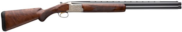 Picture of Browning 018163304 Citori Feather Lightning 12 Gauge 28" Barrel 3" 2rd, Blued Steel Barrel, Satin Nickel Finished Engraved Alloy Receiver,  American Black Walnut Stock With Lightening Style Grip