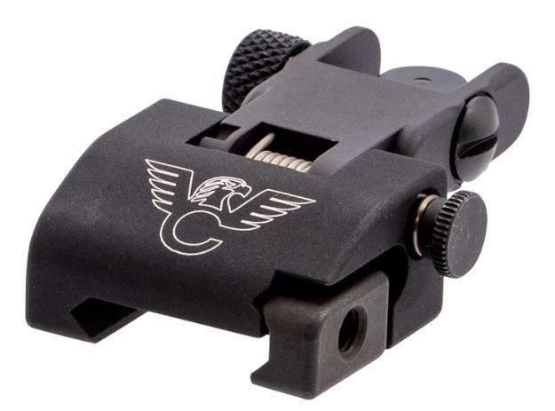 Picture of Wilson Combat TRQDSR Rear Sight  Black Flip-Up for AR-15