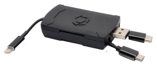 Picture of Stealth Cam STCQMCR QMCR 4-in-1 SD Card Reader Black