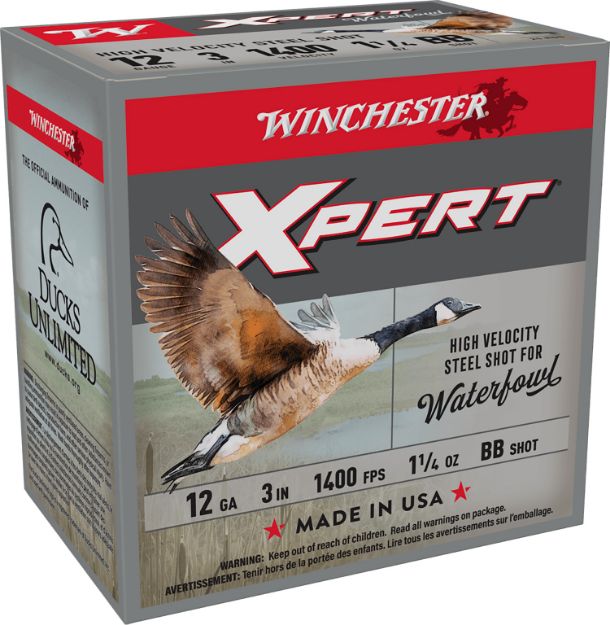 Picture of Winchester Ammo WEX123HBB Super X Xpert 12Gauge 3" 1 1/4oz BBShot 25 Per Box/10 Case