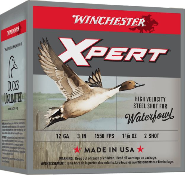 Picture of Winchester Ammo WEX1232 Super X Xpert High Velocity 12Gauge 3" 1 1/8oz 2Shot 25 Per Box/10 Case