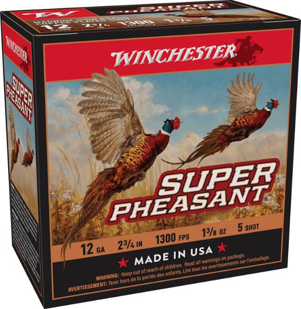 Picture of Winchester Ammo X12PH5 Super Pheasant Magnum High 12Gauge 2.75" 1 3/8oz 5Shot 25 Per Box/10 Case