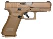 Picture of Glock UX1950703 G19X Compact Crossover 9mm Luger 4.02" 17+1 Bronze Nitron Frame Finish with Coyote nPVD Steel Slide, Rough Texture Interchangeable Backstraps Grip & Glock Night Sights (US Made)