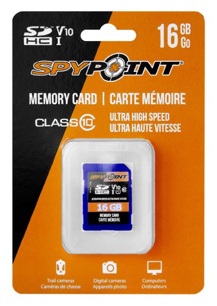 Picture of Spypoint 05893 SD Memory Card SDHD UHS-1 16Gb