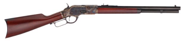 Picture of Taylors & Company 550172DE 1873 Taylor Tuned 45 Colt (LC) 10+1 20" Walnut Fixed Pistol Grip Stock Color Case Hardened Right Hand