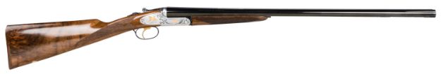 Picture of F.A.I.R. FRISPRDL1228 Iside De Luxe Prestige 12 Gauge 2rd 3" 28" Blued Barrel, Steel Receiver w/Silver Engraved Metal Finish, Walnut Stock