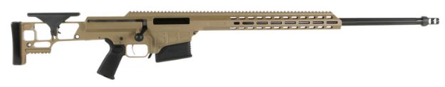 Picture of Barrett 18503 MRAD  338 Lapua Mag 26" 10+1 Flat Dark Earth Cerakote Flat Dark Earth Fixed Adjustable Comb Stock Black Polymer Grip Right Hand