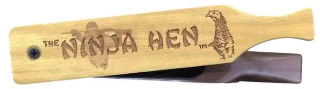 Picture of Woodhaven WH088 Ninja Hen  Box Call Attracts Turkeys Natural Walnut