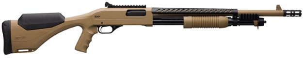 Picture of Winchester Repeating Arms 512410395 SXP Extreme Defender 12 Gauge 3" 18" 5+1 Flat Dark Earth Rec/Barrel Flat Dark Earth Fixed Pistol Grip with Adjustable Comb Stock