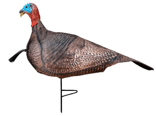 Picture of Primos 69069 Photoform Jake Turkey, Lightweight/Flexible/Collapsible Brown Foam, Realistic Coloration