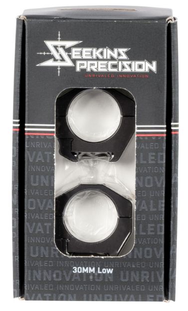 Picture of Seekins Precision 0010620002 Scope Rings  Matte Black 30mm Low