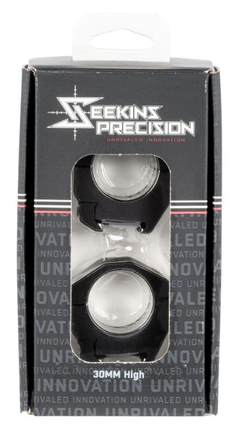 Picture of Seekins Precision 0010620012 Scope Rings  Matte Black 30mm High