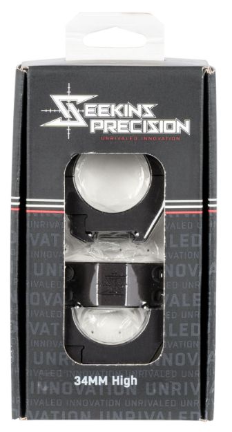 Picture of Seekins Precision 0010630006 Scope Rings  Matte Black 34mm High