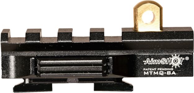 Picture of AimShot MTMQRBA M-Lok Quick Release Bipod Adapter  Black Anodized