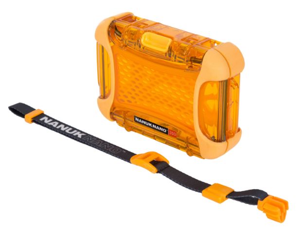 Picture of Nanuk 3100003 Nano 310 Orange Polycarbonate w/ PowerClaw Latches Includes Carry Strap