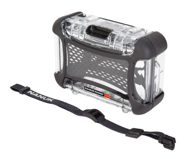 Picture of Nanuk 3300011 Nano 330 Clear Polycarbonate w/ PowerClaw Latches Incudes Carry Strap