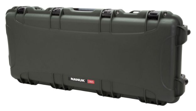 Picture of Nanuk 985TAK6 985 Takedown Case Olive Resin Lockable Latches for Rifles