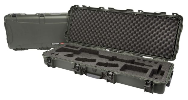 Picture of Nanuk 990AR06 990 AR15 Case Waterproof Olive Resin w/ Foam Padding for AR-Platform