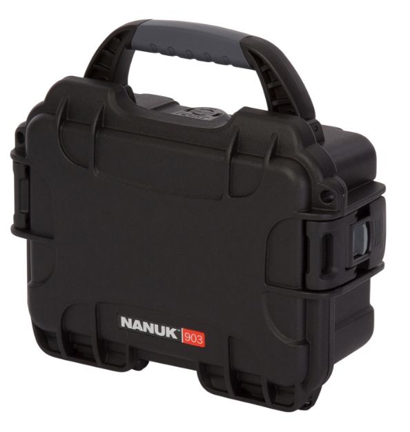 Picture of Nanuk 9031001 903  Impact Resistant Black Polymer w/ Foam Padding&Latches