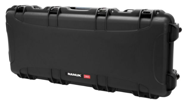 Picture of Nanuk 985TAK1 985 Takedown Case Waterproof Black NK-7 Resin w/ Foam Padding Wheels & Handle