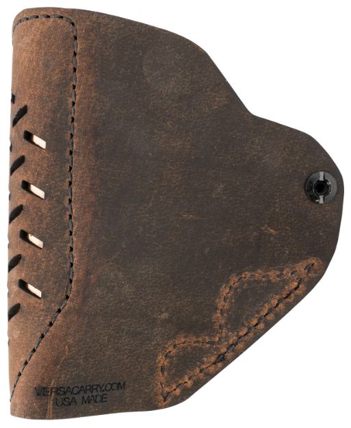 Picture of Versacarry REV211 Revolver  IWB Distressed Brown Leather Belt Clip Fits S&W J Frame/Ruger LCR Right Hand