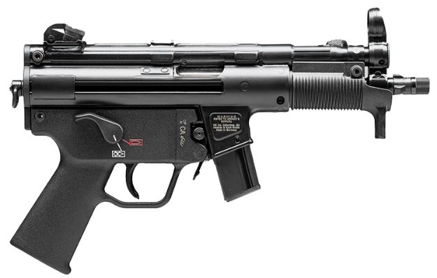 Picture of HK 81000482 SP5K PDW 9mm Luger Caliber with 5.83" Barrel, 10+1 Capacity, Black Metal Finish, No Stock (Sling Mount), Black Polymer Grip Right Hand