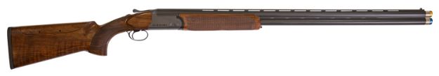 Picture of Rizzini USA 260612 BR110 Sporter 12 Gauge 2rd 3" 32" Chrome Lined  Vent Rib Steel Barrel & Frame,   Matte Gray Cerakote, Turkish Walnut Stock, Includes 5 Nickel Coated Extended Choke Tubes & ABS Case