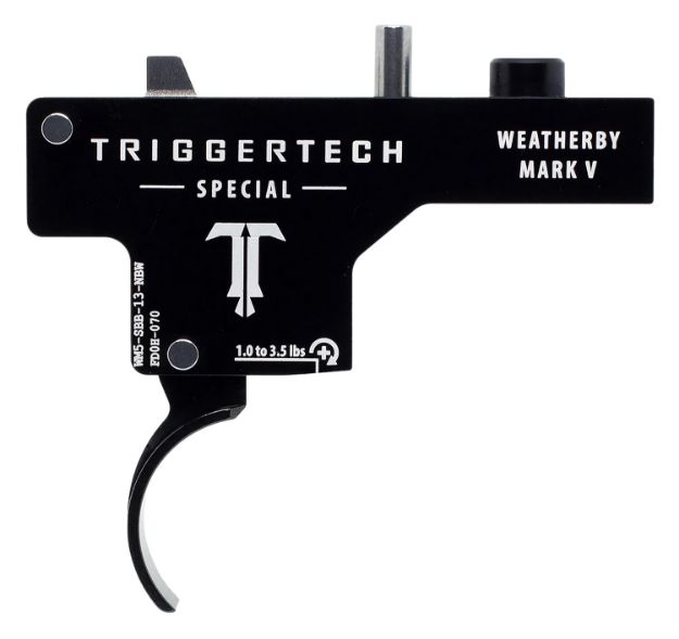 Picture of TriggerTech WM5SBB13NBW Special  Single-Stage Curved Trigger with 1-3.50 lbs Draw Weight & Black PVD Finish for Weatherby Mark V