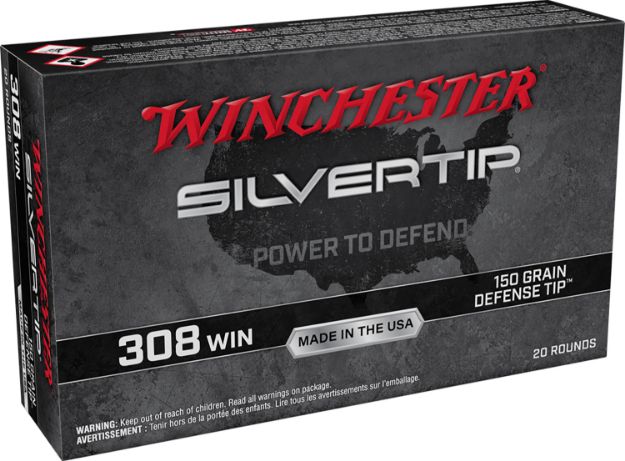 Picture of Winchester Ammo W308ST Silvertip  308Win 150gr Defense Tip 20 Per Box/10 Case