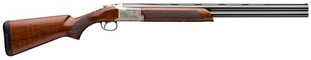 Picture of Browning 0182093005 Citori 725 Feather Full Size 12 Gauge Break Open 3" 2rd 26" Blued Over/Under Vent Rib Barrel, Engraved Silver Nitride Aluminum Receiver, Fixed Grade II/III Black Walnut Stock