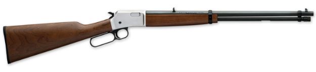 Picture of Browning 024107102 BL-22 FLD 22 Long/ 22 LR/ 22 Short 15+1 20" Blued Barrel, Satin Nickel Steel Receiver, Satin Black Walnut/ Wood Stock, Right Hand