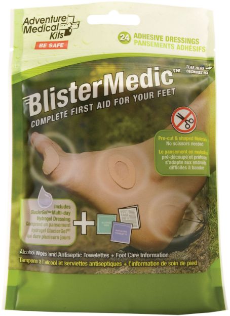 Picture of Adventure Medical Kits 01550667 Blister Medic Kit Blister Prevention Brown 24 Precut Shapes