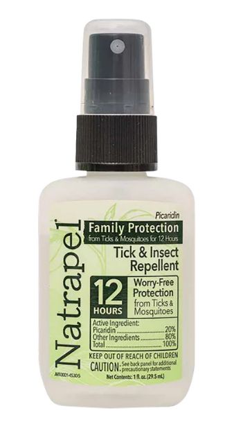 Picture of Natrapel 00066850 Picaridin Insect Repellent 1oz Spray Repels Ticks & Biting Insects Effective Up to 12 hrs