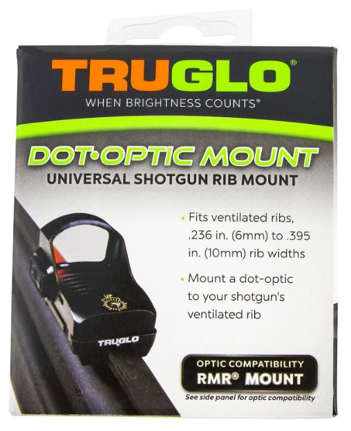 Picture of TruGlo TGTG8954U2 Universal Shotgun Rib Mounts  Black Trijicon RMR