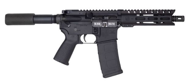 Picture of Diamondback DB1912K001 DB15 AR Pistol Carbine Length 5.56x45mm NATO 7" 30+1 Black Buffer Tube Stock