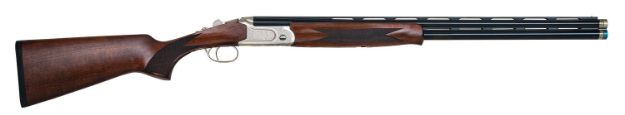 Picture of Mossberg 75480 Gold Reserve  410 Gauge with 26" Polished Blued Barrel, 3" Chamber, 2rd Capacity, Polished Silver Metal Engraved Finish & Satin Black Walnut Stock Right Hand (Full Size)