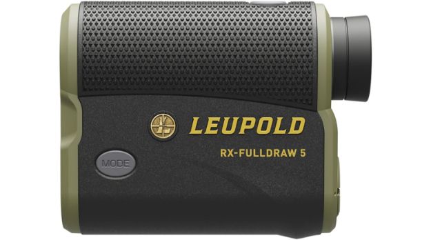 Picture of Leupold 182444 RX FullDraw 5 6x 22mm 1200 yds Max Distance Red OLED Display Black/Green Features Flightpath Technology