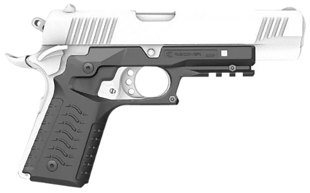 Picture of Recover Tactical CC3H-01 Grip & Rail System  Black Polymer Picatinny for Standard Frame 1911